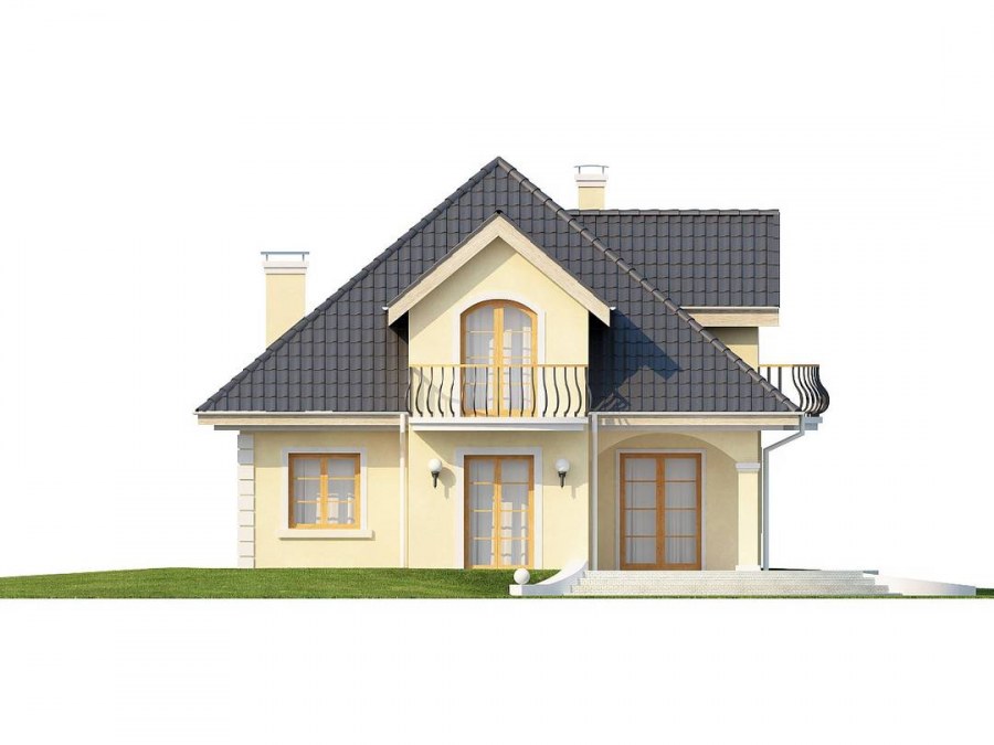 Проект домов вид спереди