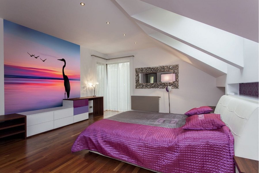 Спальня на мансарде