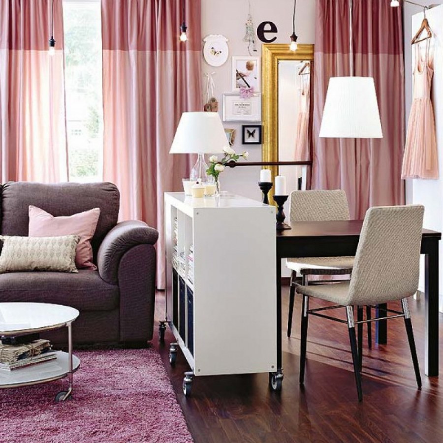 Мебель для зонирования гостиной