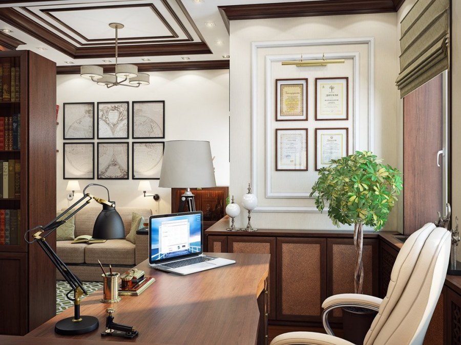 Интерьер домашнего кабинета