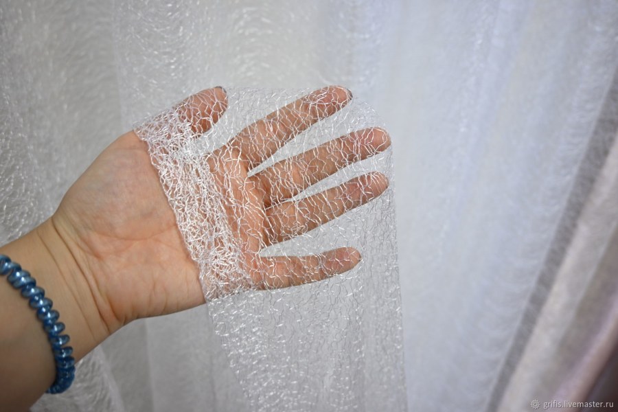 Нитка паутинка для ремонта тюля