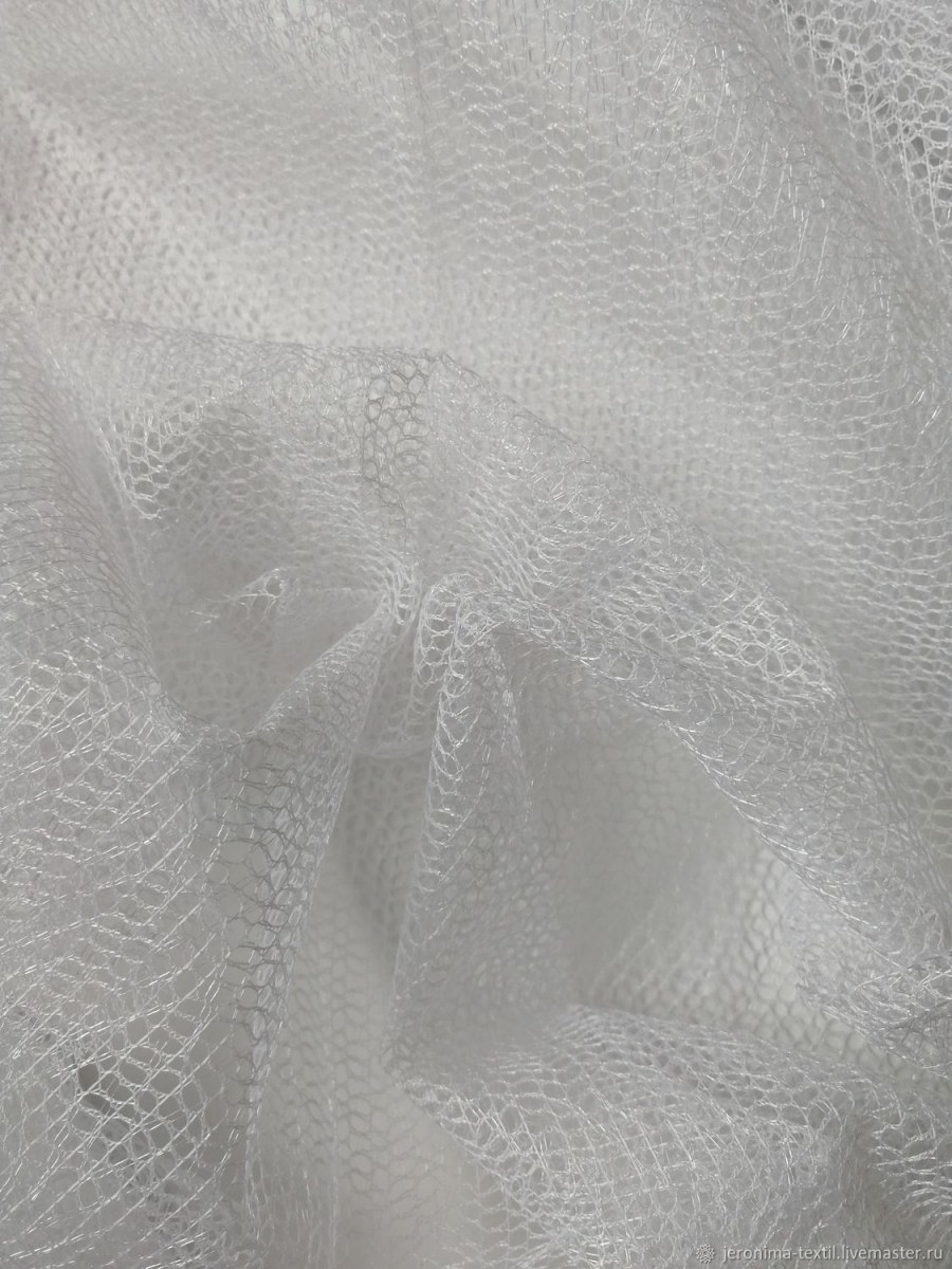 Тюль сетка паутинка белый 280