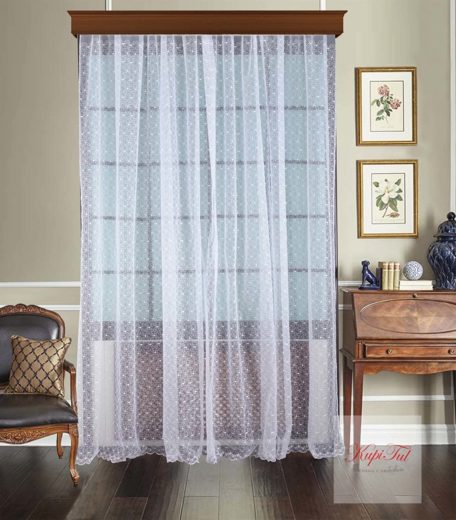 Тюль сетка на кухню