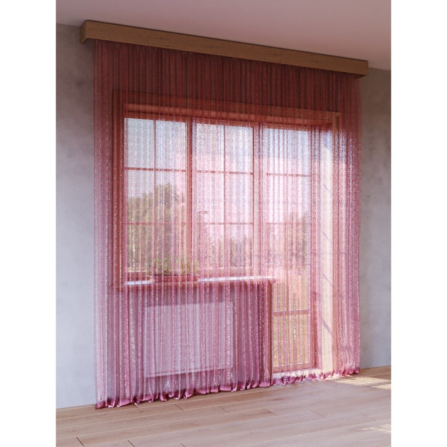 Гофрированная тюль