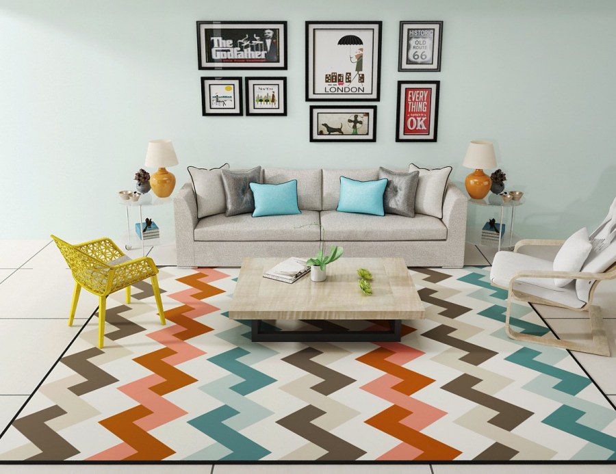 Коврик в скандинавском стиле