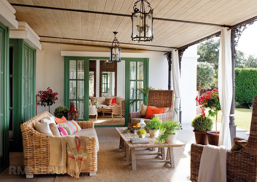 Веранда Тюдор интерьер