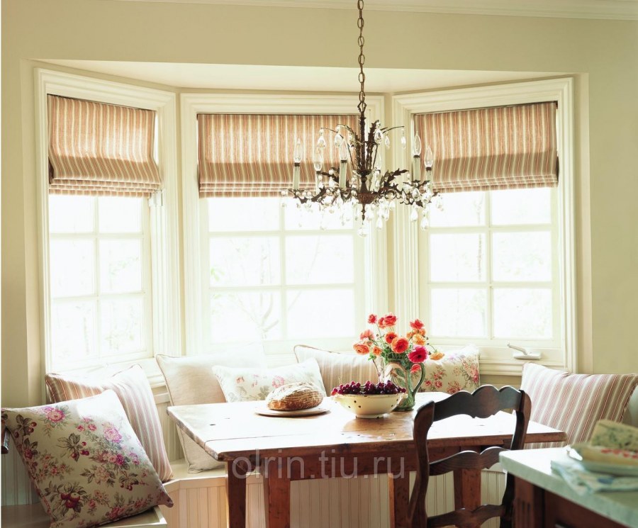 Римские шторы в интерьере