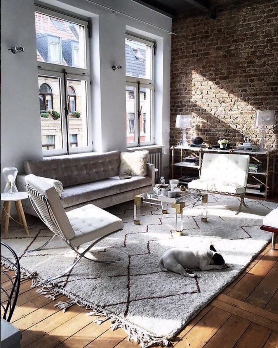 Гостиная Сканди лофт