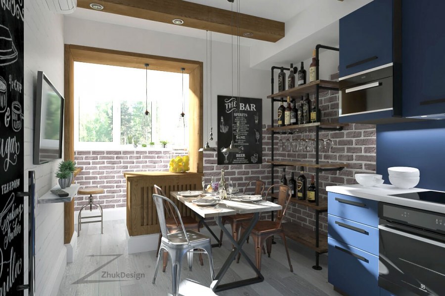 Гостиная бохо Сканди