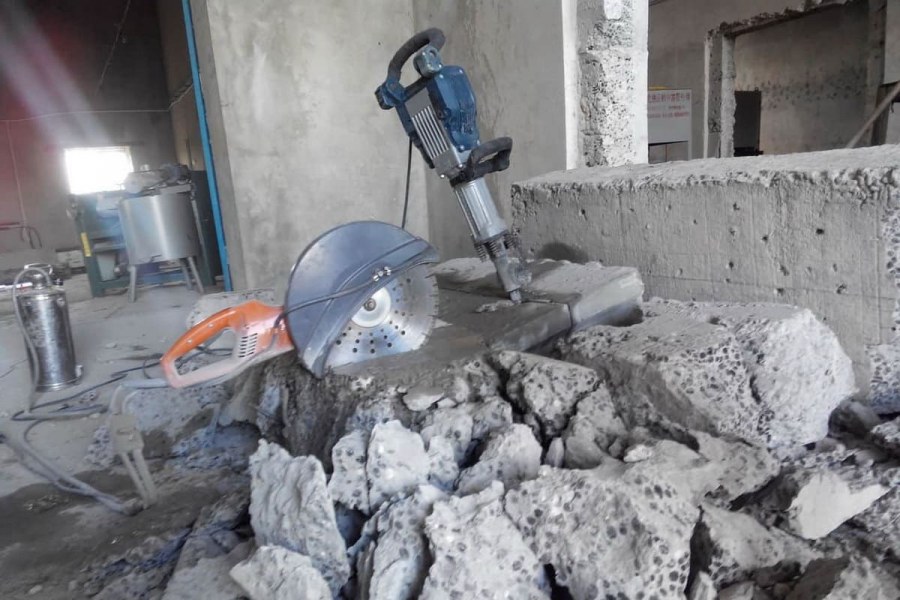 Сухое бурение бетона алмазное