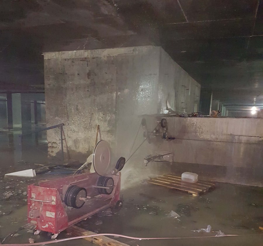 Алмазное бурение бетона