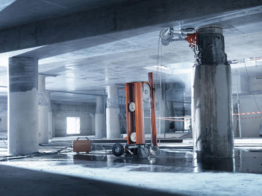 Алмазная резка фундамента