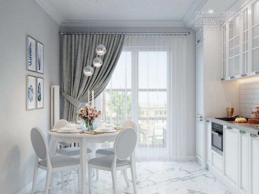 Шторы Неоклассика в интерьере