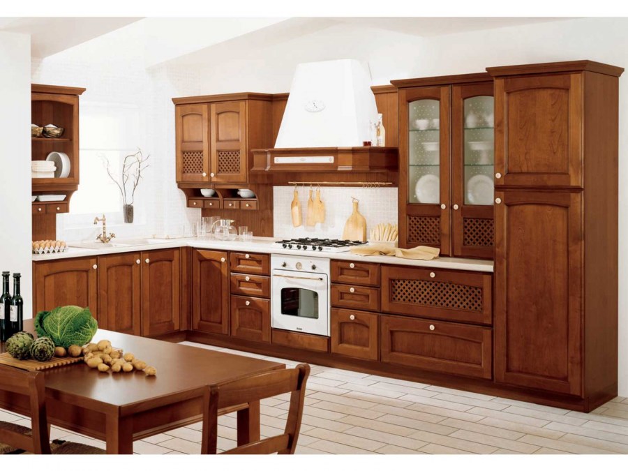 Кухня модульная Адель массив