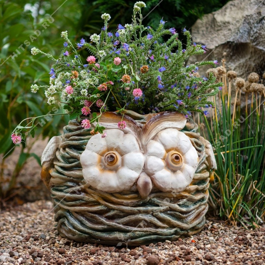 Горшки для садового декора