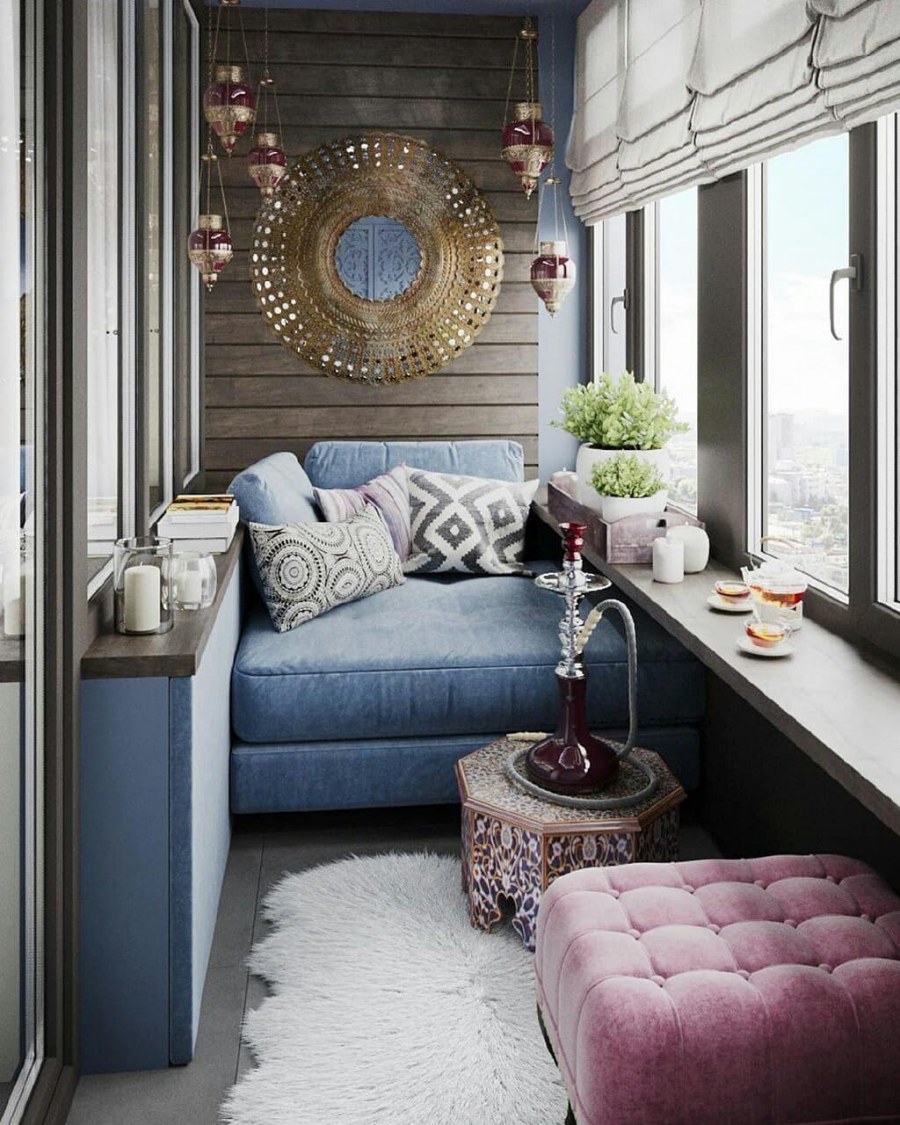 Лоджия в марокканском стиле