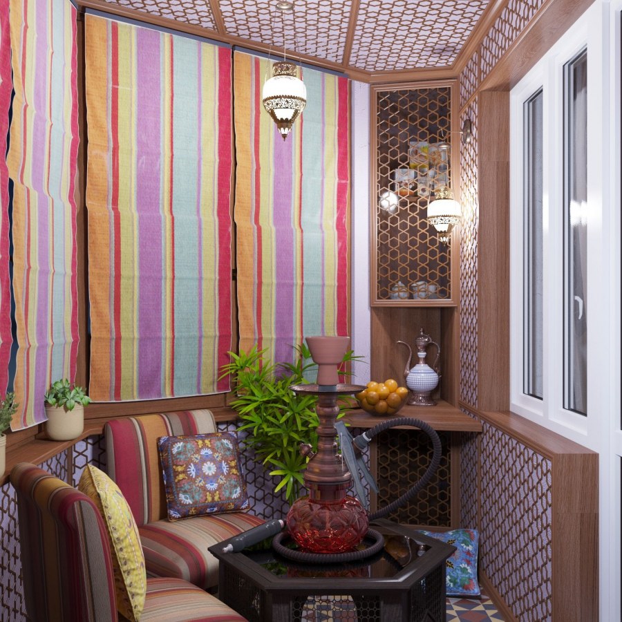 Балкон в Восточном стиле