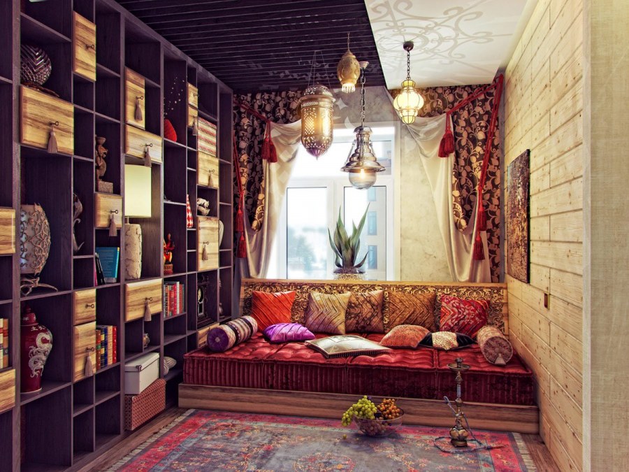Лоджия в марокканском стиле