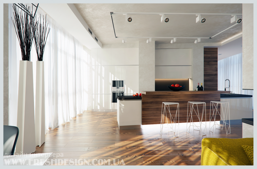 Декор стен камнем