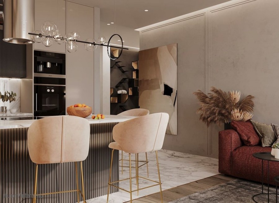 Экологичный стиль в интерьере студии