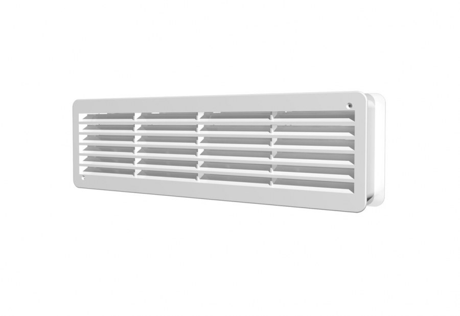 Вентиляционная решетка era 4513дп 450 x 131 мм белый