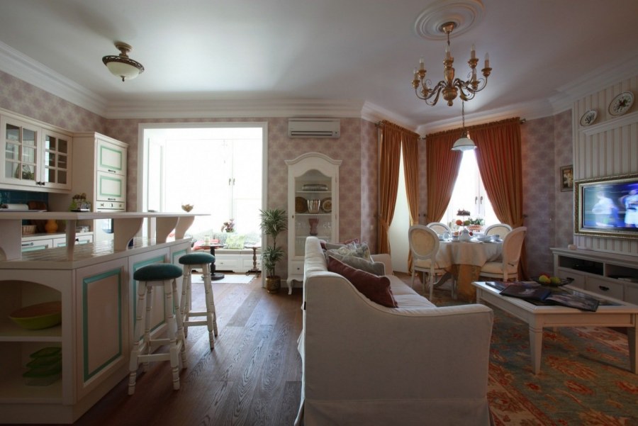 Гостиная в стиле бидермейер