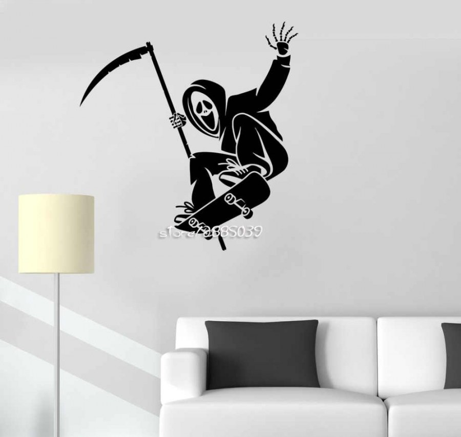 Наклейки на стену в комнату подростка мальчика