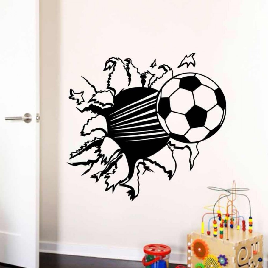 Интерьерная наклейка футбол