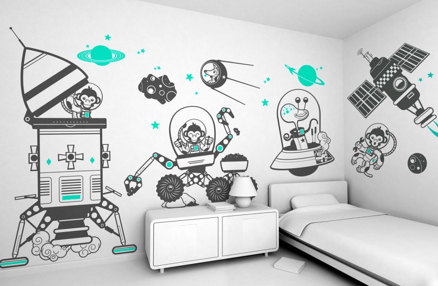 Графика для детской комнаты