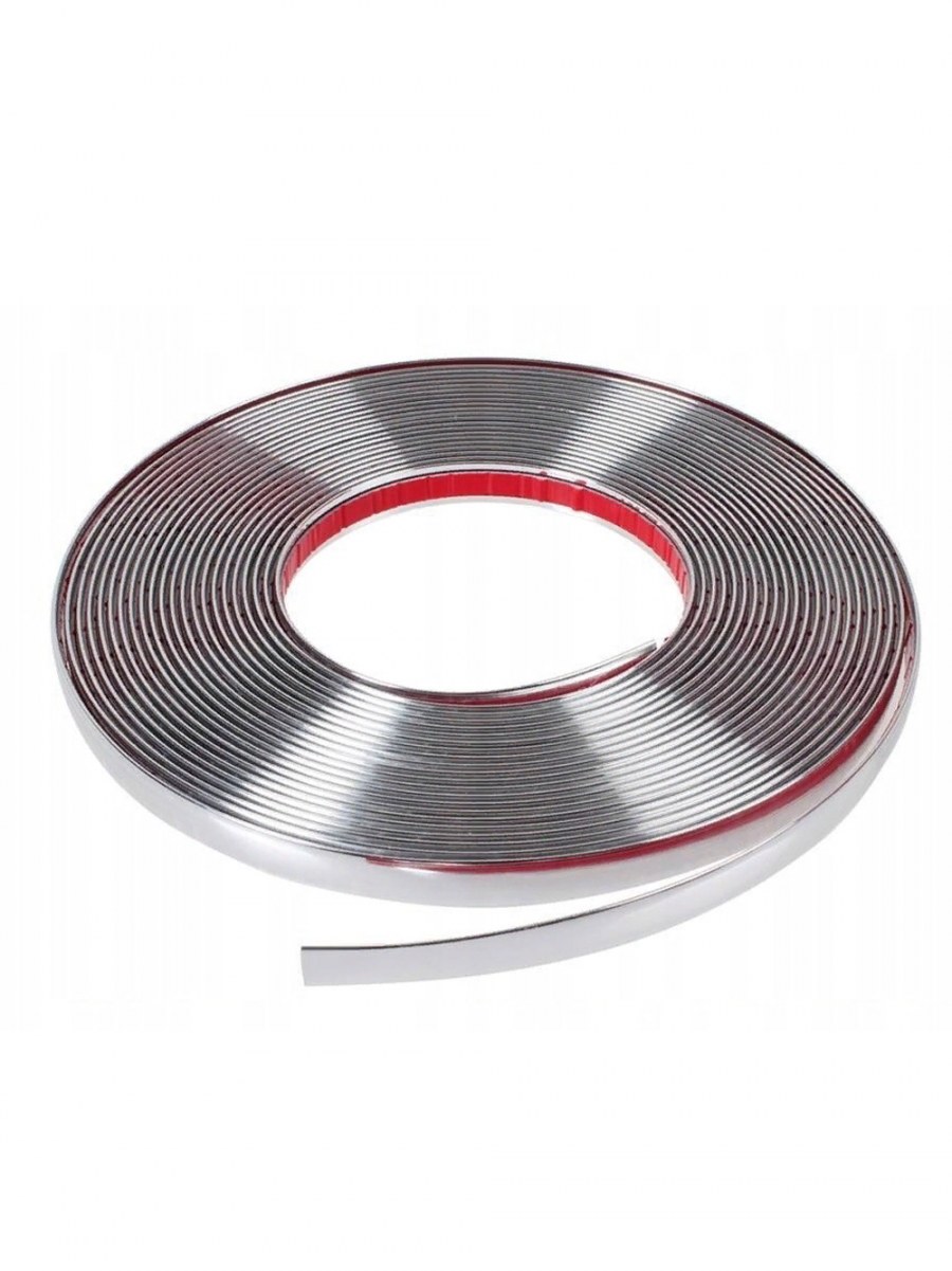 Молдинг самоклеющийся хром для авто хром 10мм