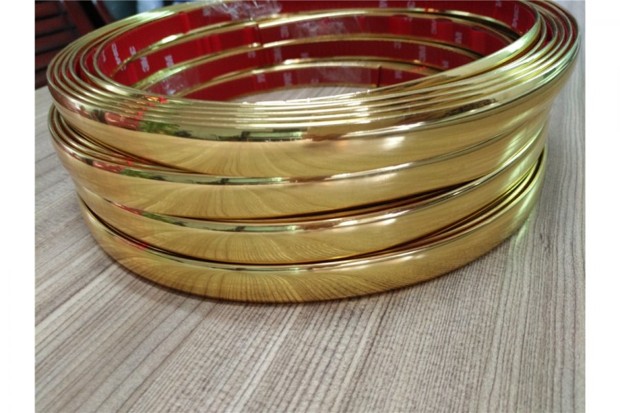 Молдинг 6мм 15м золото