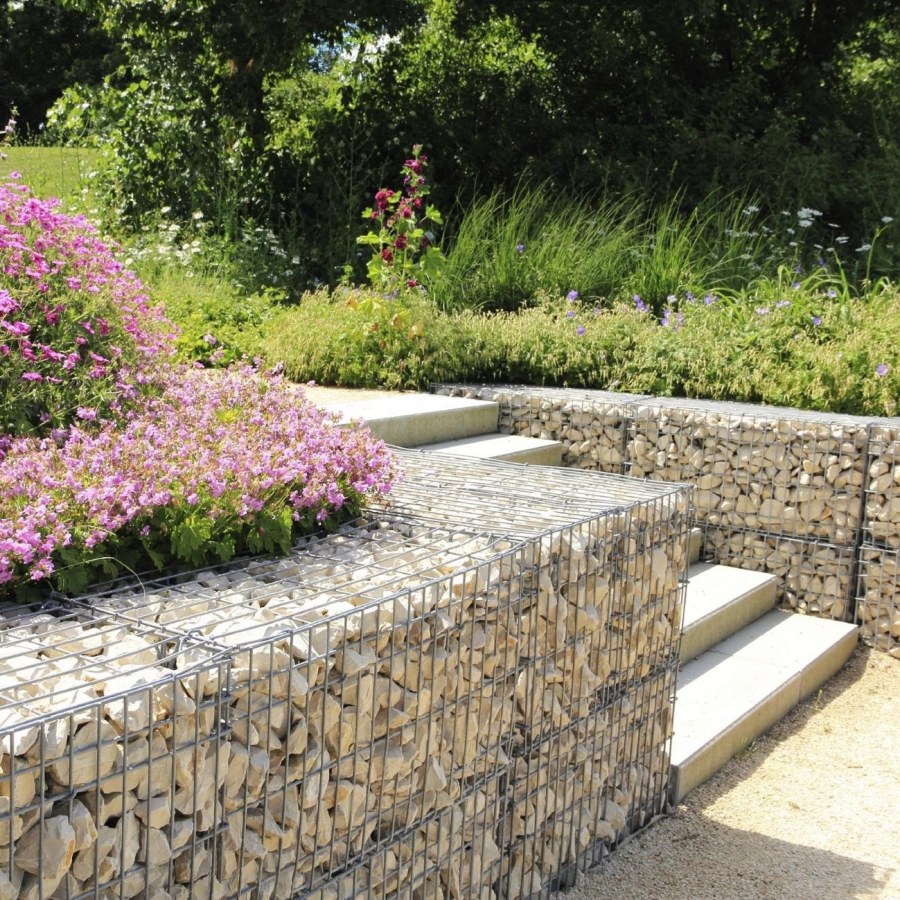 Крыльцо габион