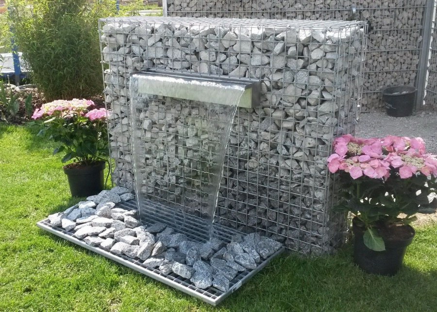 Водопад из габионов