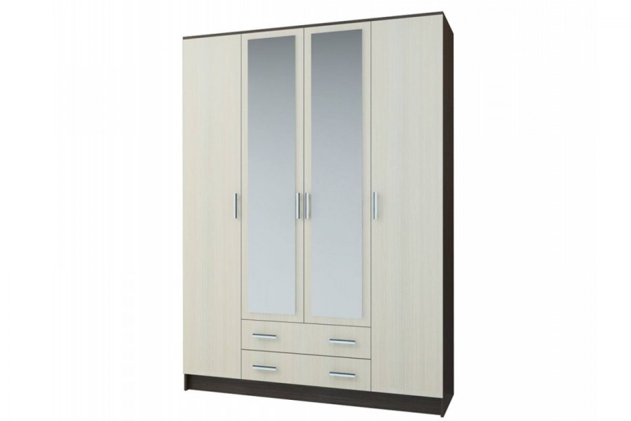 Шкаф Ронда 1.6 м 4-х створчатый ШКР 1600.1 (ДСВ)