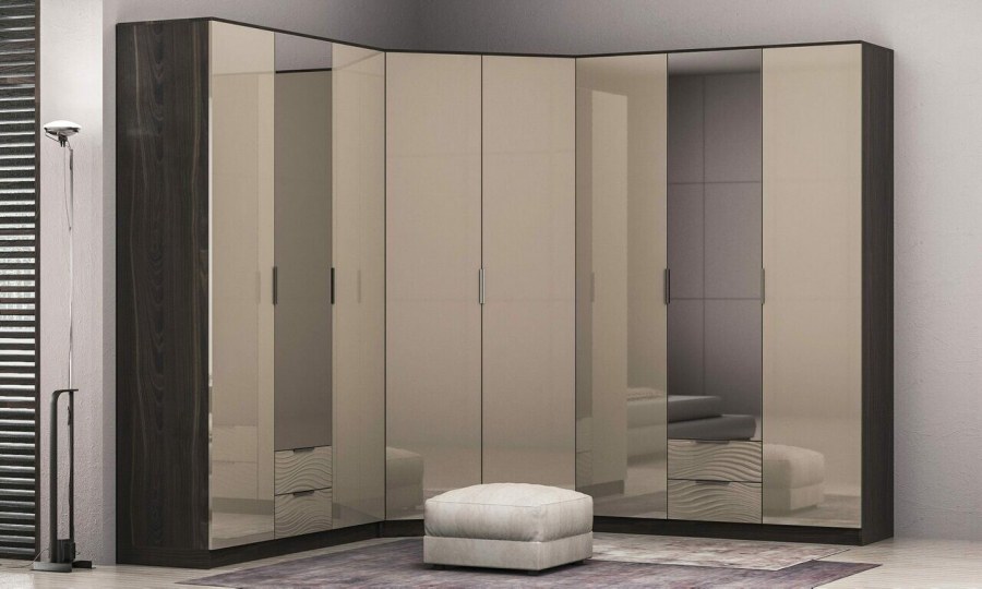 Шкаф угловой глянец 21 BMS