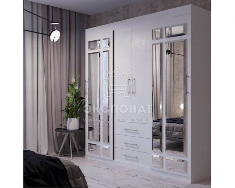 Шкаф 4-х дверный Элиза