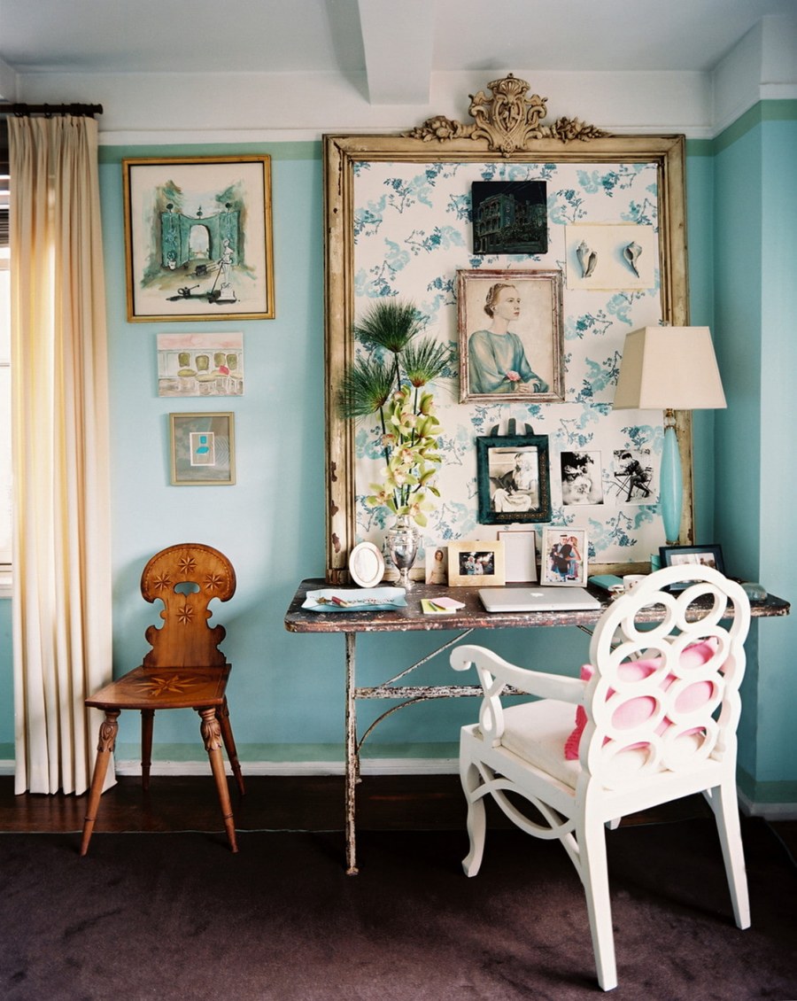 Стена в винтажном стиле