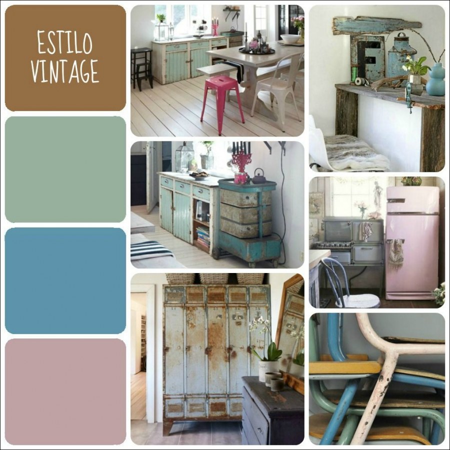 Винтажное сочетание цветов