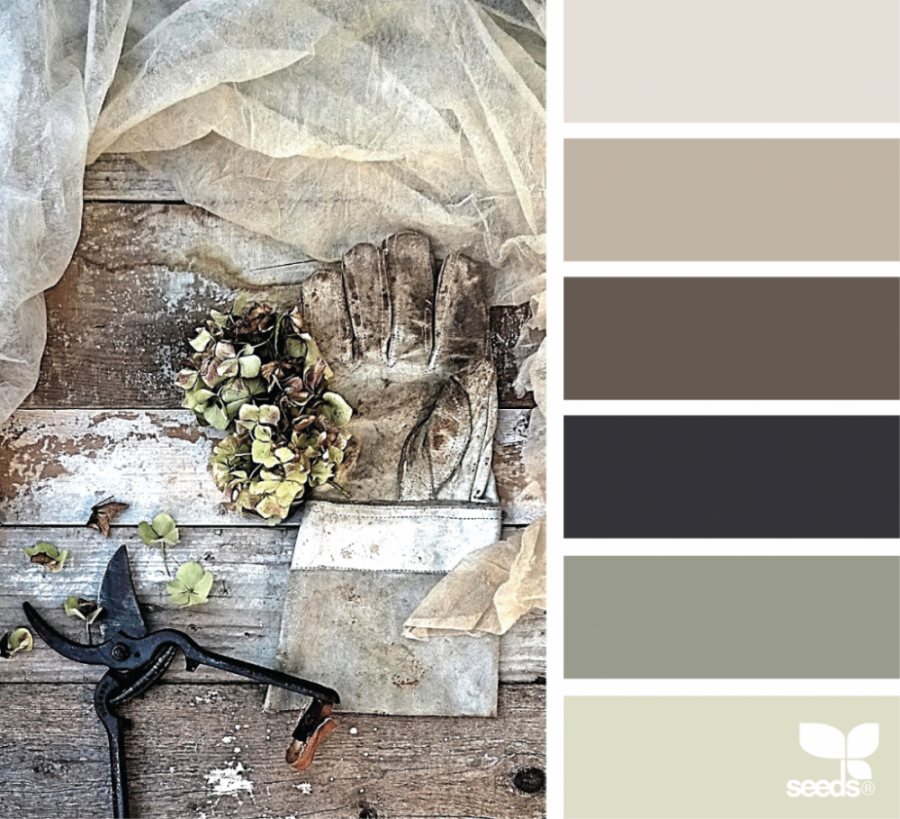 Цветовая гамма в стиле шебби Шик