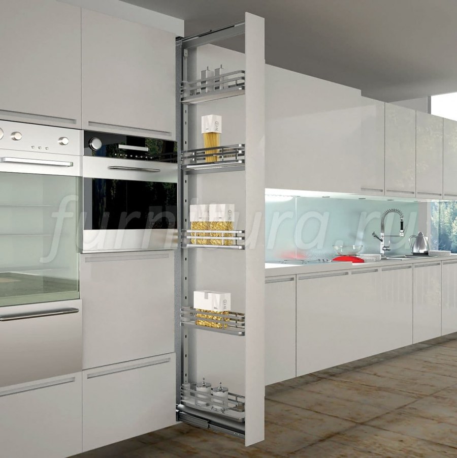 Кухонный гарнитур без ручек