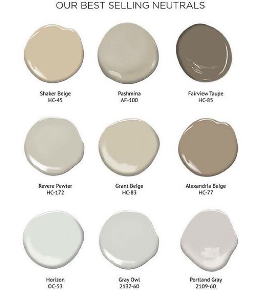 Бенджамин Мур краска палитра