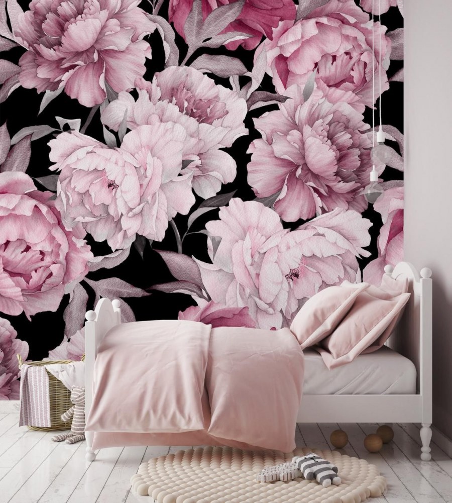 Панно пионы