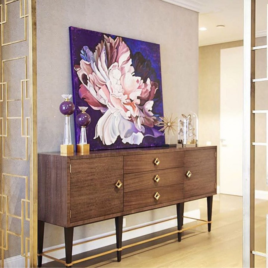 Сет из цветов на стену