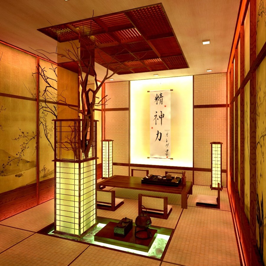 Традиционный японский стиль в интерьере