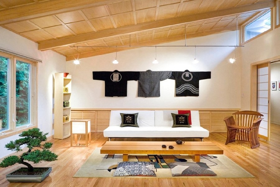 Чайная комната в японском стиле