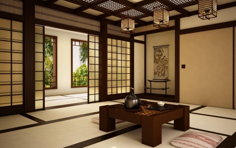 Современный японский стиль в интерьере