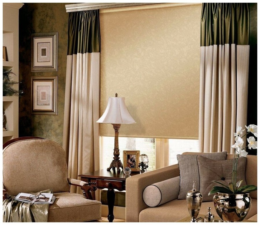 Шторы на кухню в классическом стиле