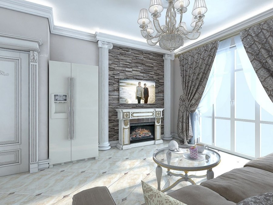 Интерьер дома в стиле Неоклассика