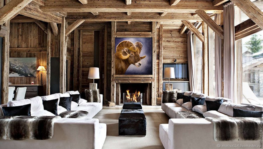 Интерьер в стиле Шале