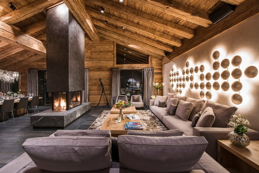 Myhome кухня гостиная Шале